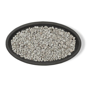 Real Flame 48.25 in. x 28.25 in. Riverside Oval Propane Gas Fire Bowl, Shale