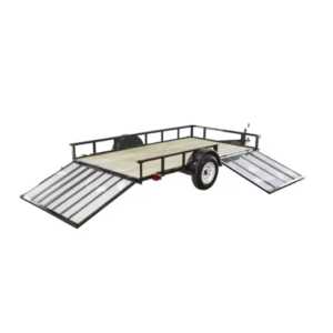 Carry-On Trailer 6-ft x 12-ft Treated Lumber Utility Trailer with Ramp Gate